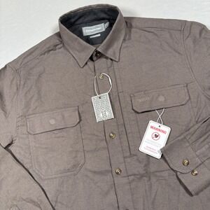 Southern Shirt Button-Down‎ Mens L All Terrain Tech Flannel LS Driftwood NEW